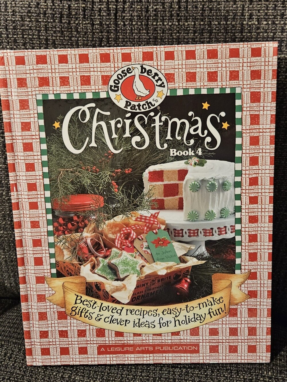 VTG Gooseberry Patch Recipe Book, Crafts, Gifts Book 4, 2002 Like New